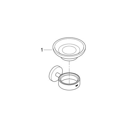 GROHE 41193000 - Jabonera ESSENTIALS cromo brillante