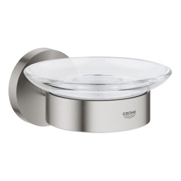 GROHE 41193DC0 - Jabonera con soporte START acero inoxidable
