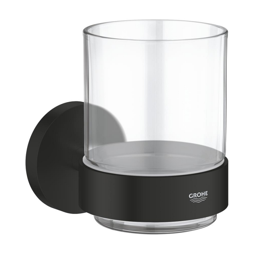 GROHE 411942430 - Vaso con soporte START, negro