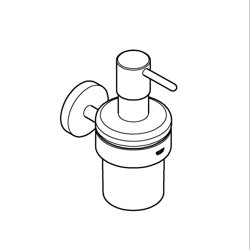 GROHE 41195000 - Dispensador de jabón líquido START de 160 ml, cromo brillante