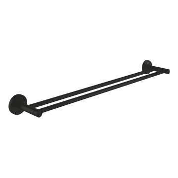 GROHE 412032430 - Toallero de doble brazo START 654 mm negro