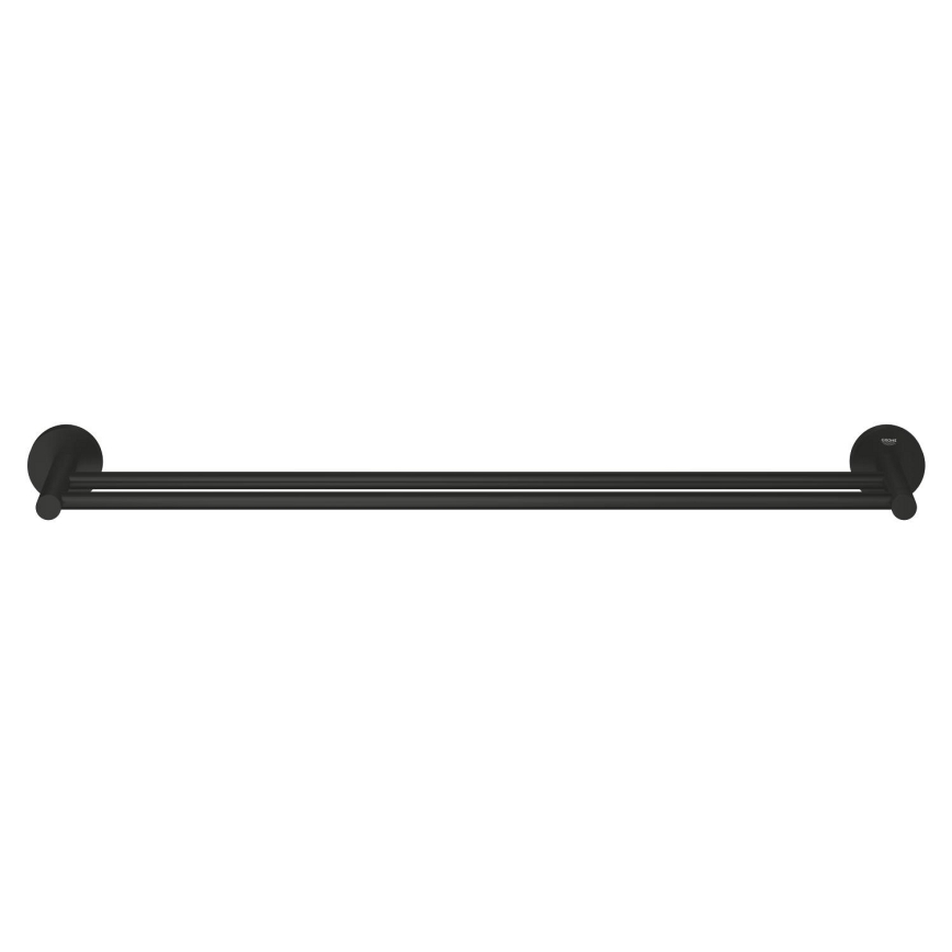 GROHE 412032430 - Toallero de doble brazo START 654 mm negro