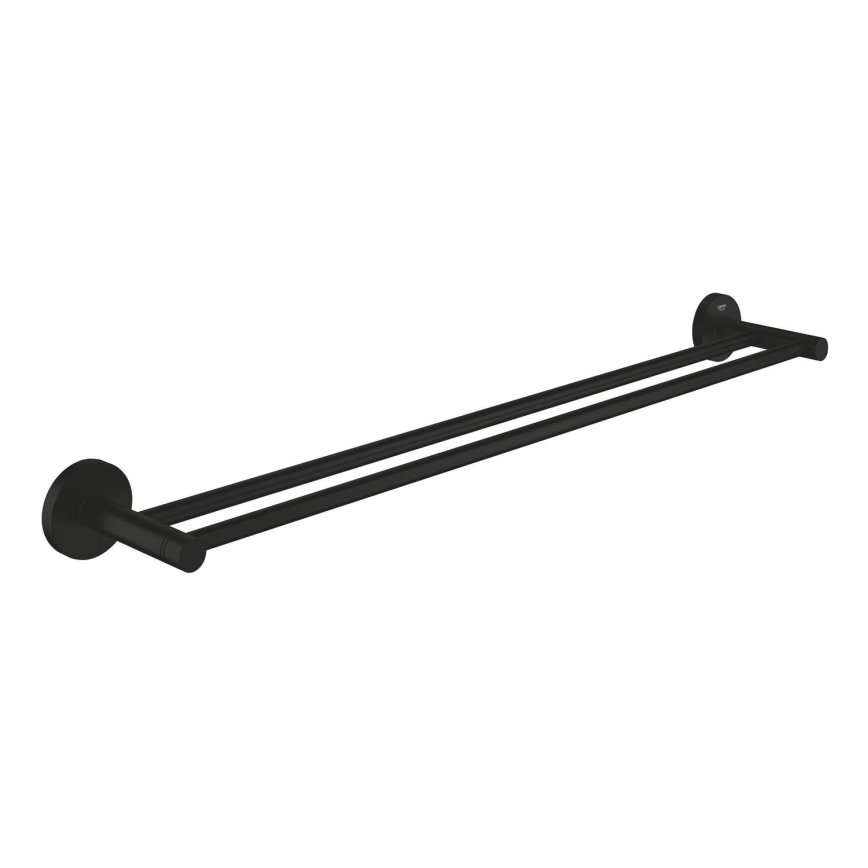 GROHE 412032430 - Toallero START de doble brazo de 654 mm, negro