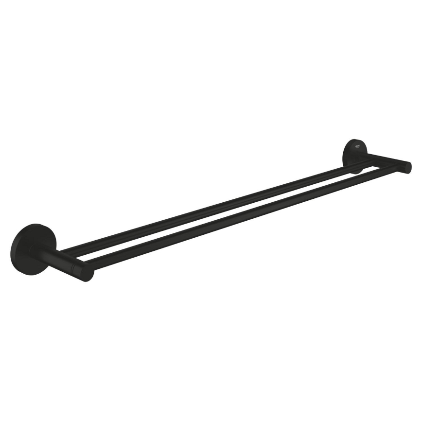 GROHE 412032430 - Toallero START de doble brazo de 654 mm, negro