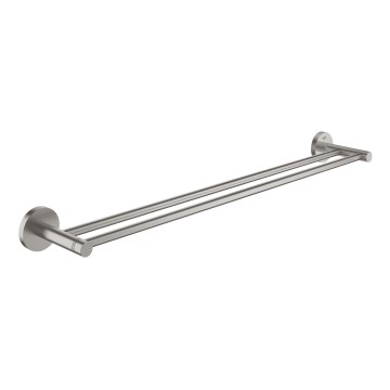 GROHE 41203DC0 - Toallero de doble brazo START 654 mm de acero inoxidable