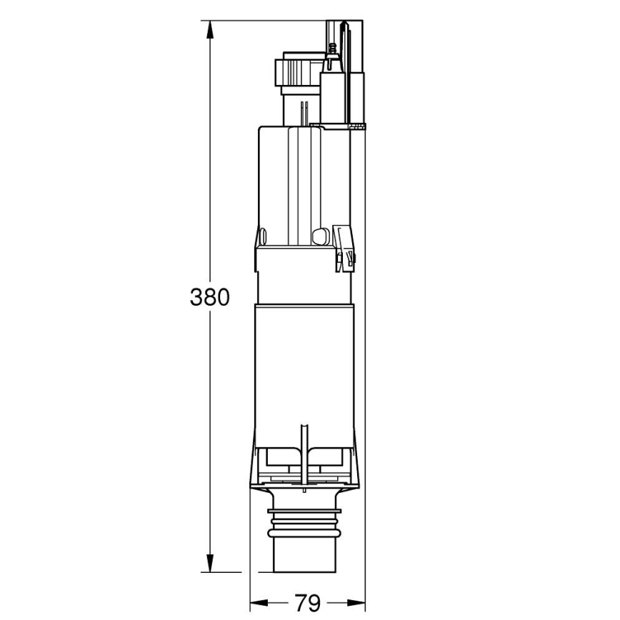GROHE 42253000 - Válvula de desagüe AV1 cromo brillante