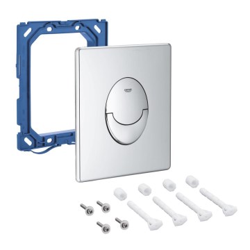 GROHE 42304000 - Placa de accionamiento SKATE AIR 156 × 197 mm cromo brillante