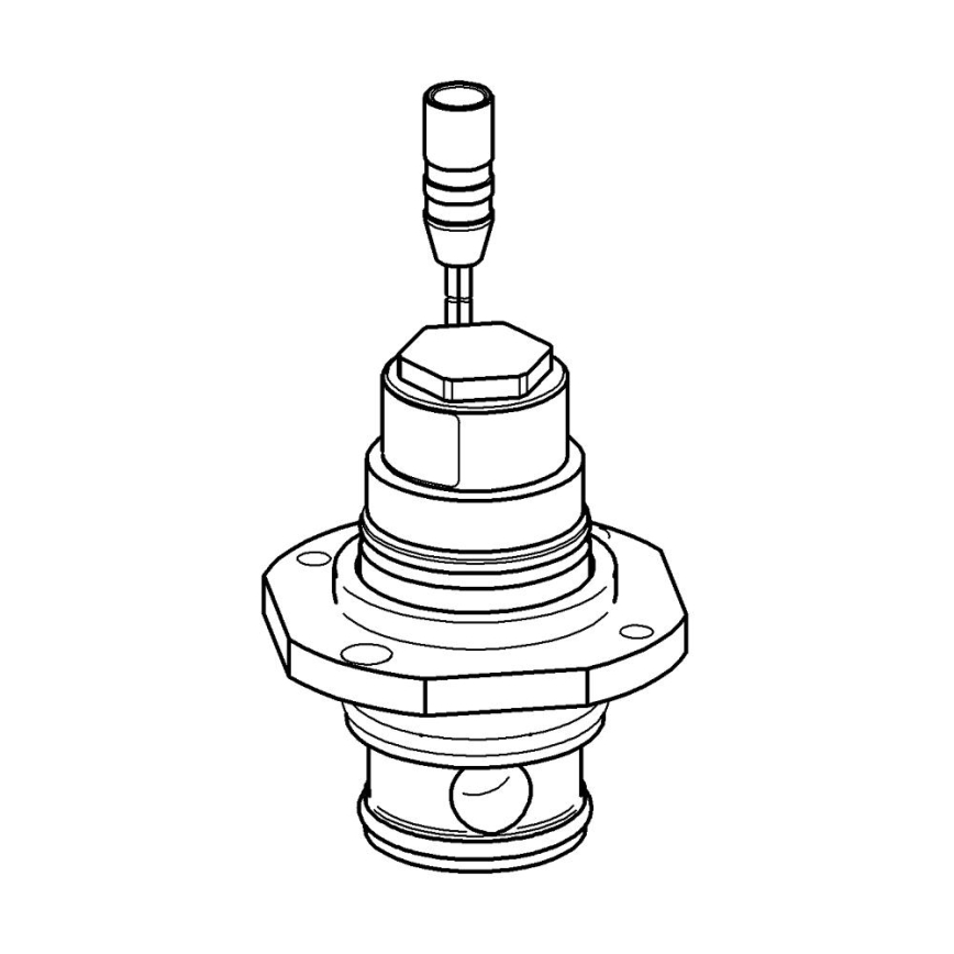 GROHE 42791000 - Válvula magnética con filtro para 37751 cromo brillante