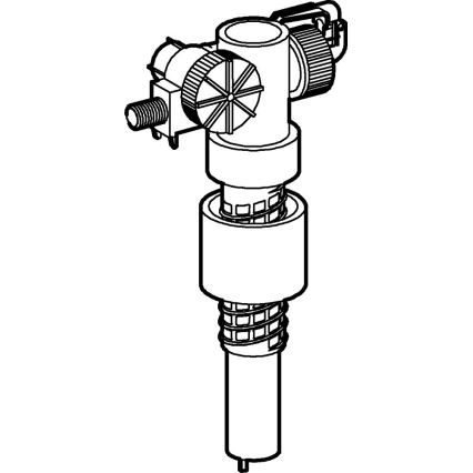 GROHE 43537000 - Válvula de llenado blanca