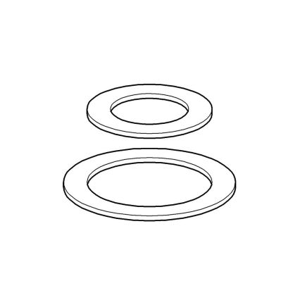 GROHE 43808000 - Junta para pistón de desagüe, negra