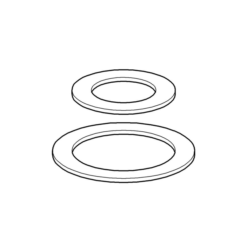 GROHE 43808000 - Junta para pistón de desagüe, negra