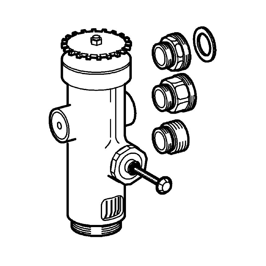 GROHE 43996000 - Mecanismo de descarga a presión RONDO 3”