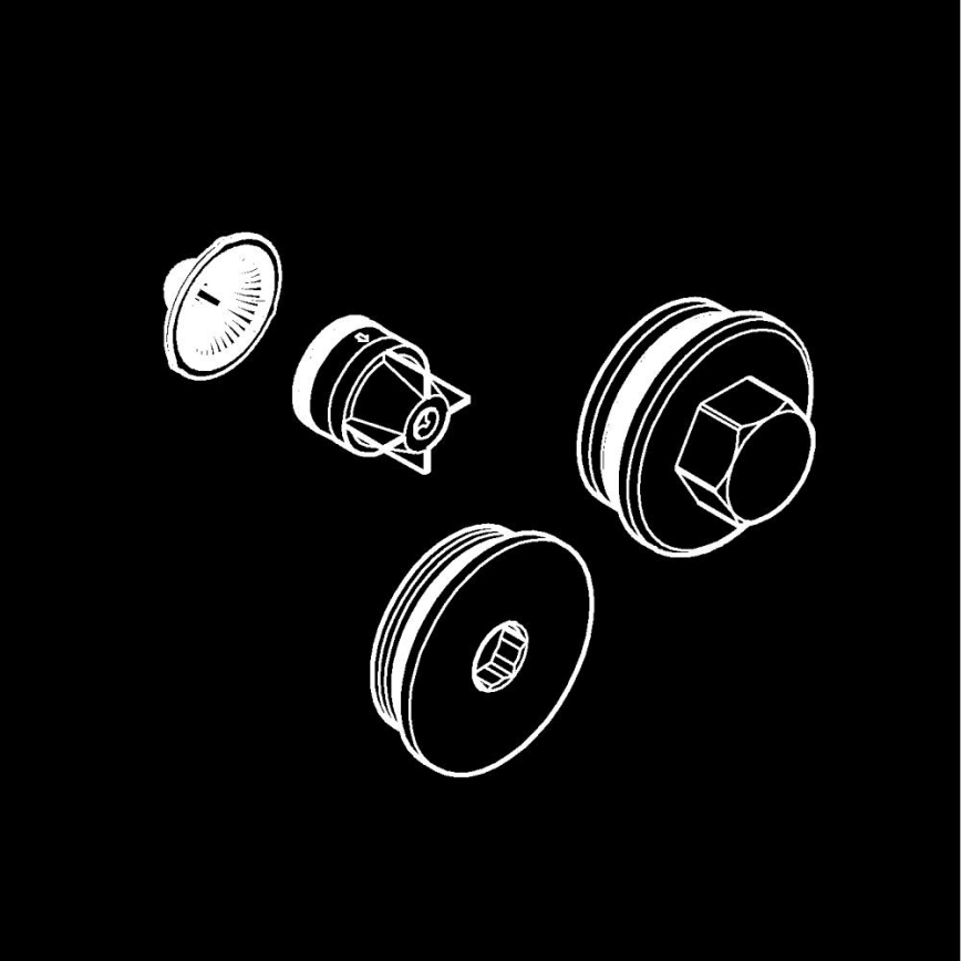 GROHE 47753000 - Válvula antirretorno, cromo brillante