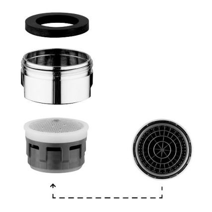 GROHE 48159000 - Aireador M 24 × 1 cromo brillante