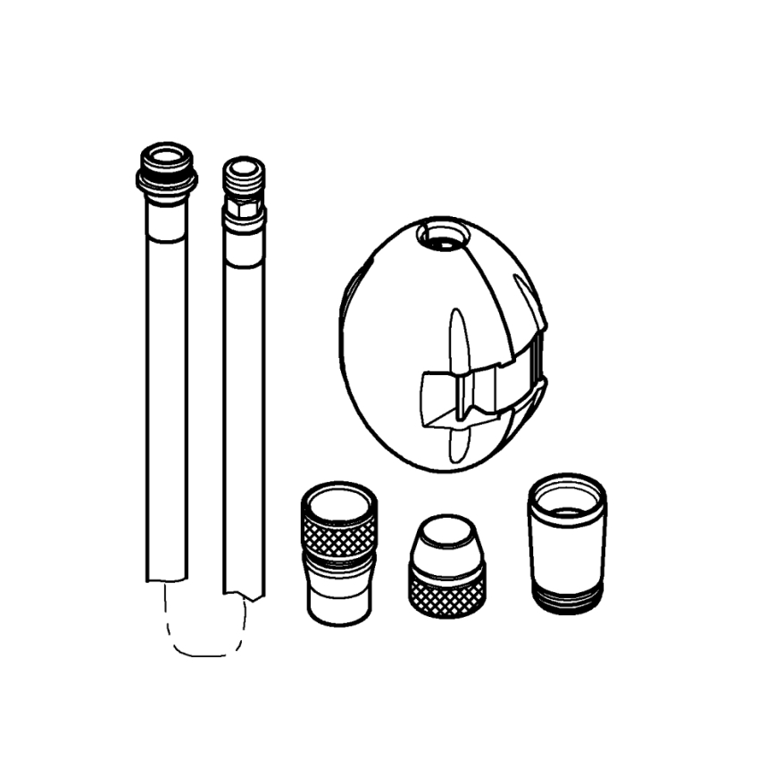 GROHE 48293000 - Manguera de ducha UNIVERSAL 1425 mm, cromado brillante