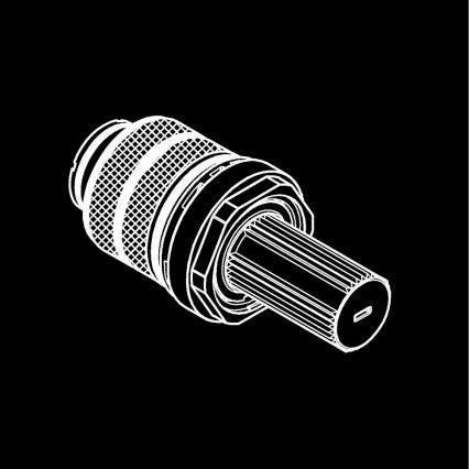 GROHE 49028000 - Cartucho compacto DN 20, cromado brillante