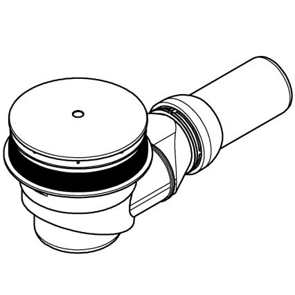 GROHE 49534000 - Juego de desagüe para platos de ducha universales Ø 112 mm cromado