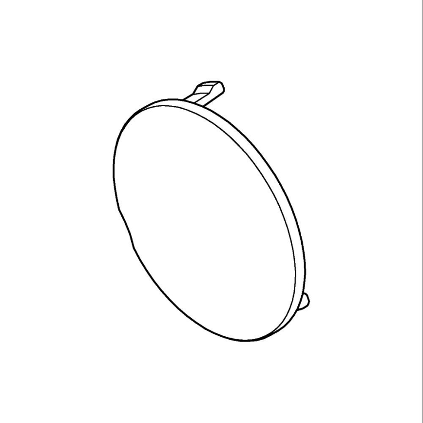 GROHE 6458500M - Tapa para manetas fijas, cromo brillante