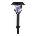 Grundig 12217 - Lámpara solar LED y zapper de insectos LED/1xAA 600 mAh