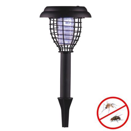 Grundig 12217 - Lámpara solar LED y zapper de insectos LED/1xAA 600 mAh