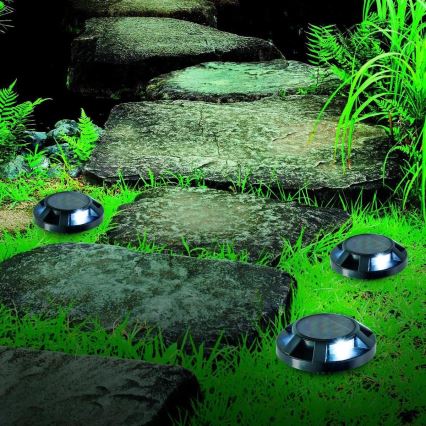 Grundig 12338 - LED Lámpara solar 3xLED/1xAAA