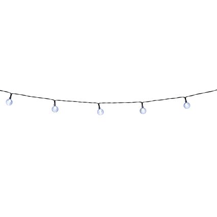 Grundig - Guirnalda solar LED regulable 50xLED/8 funciones 9,35 m blanco cálido 1200 mAh + mando a distancia