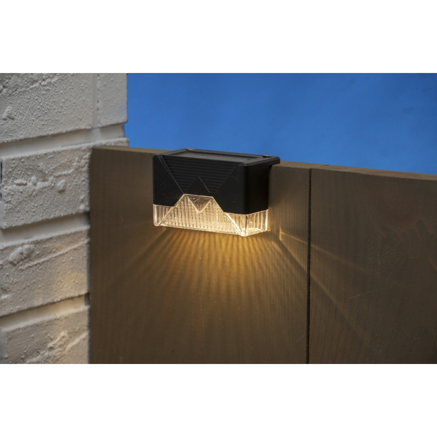 Grundig - Juego de 4 luces solares de pared LED/1,2V 600 mAh IP44