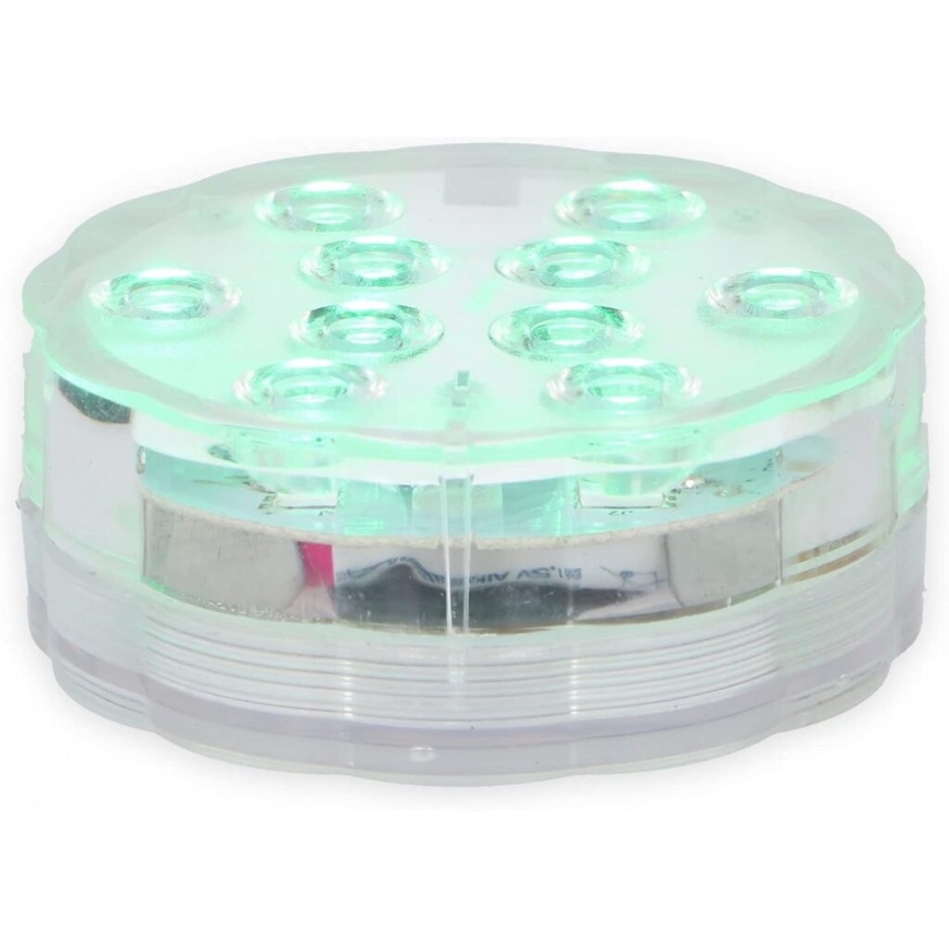 Grundig - Juego de 3 luminarias LED RGBW regulables LED/3W/3xAAA IP65 + mando a distancia