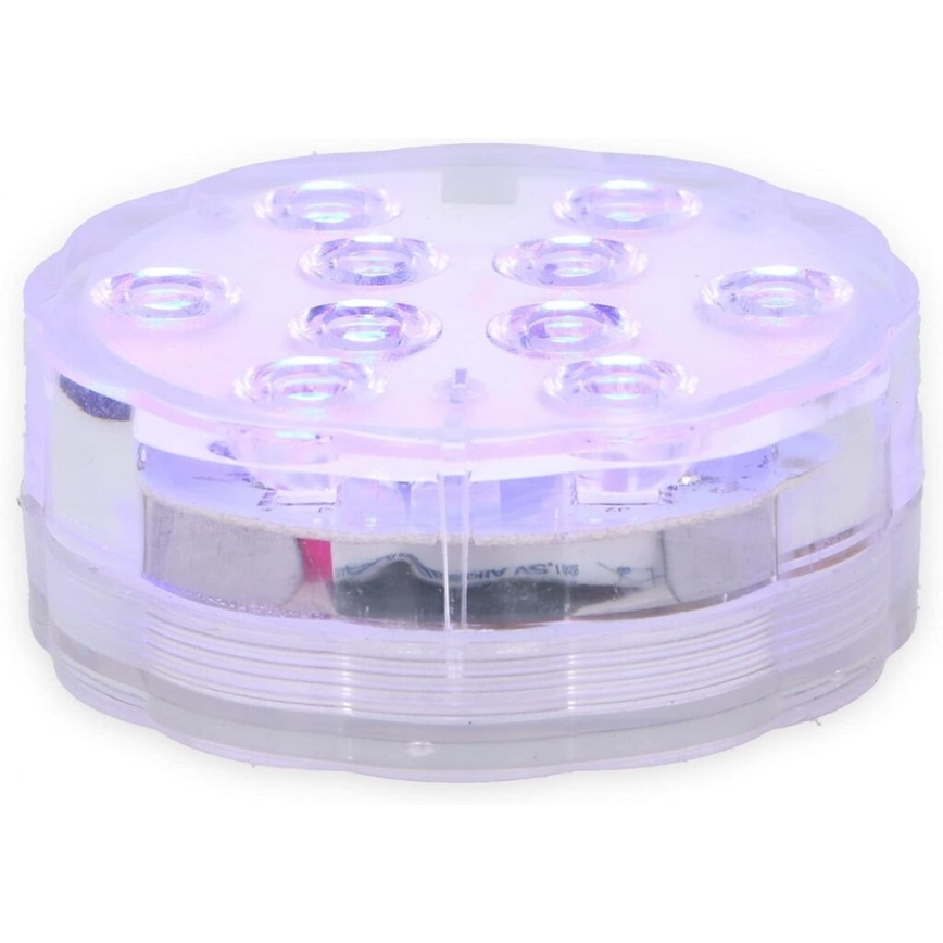 Grundig - Juego de 3 luminarias LED RGBW regulables LED/3W/3xAAA IP65 + mando a distancia