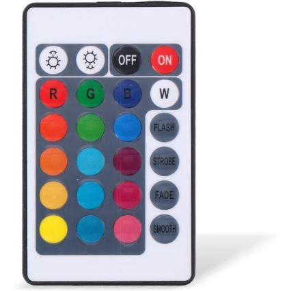 Grundig - Juego de 3 luminarias LED RGBW regulables LED/3W/3xAAA IP65 + mando a distancia