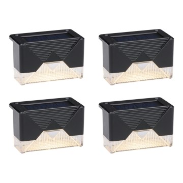 Grundig - Juego de 4 luces solares de pared LED/1,2V 600 mAh IP44