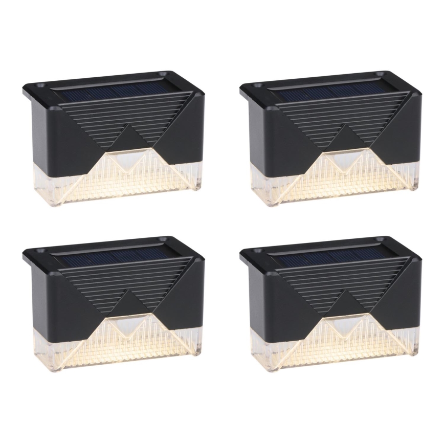 Grundig - Juego de 4 luces solares de pared LED/1,2V 600 mAh IP44