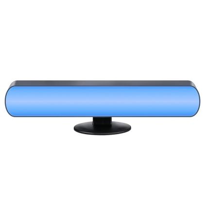 Grundig - Lámpara de mesa LED RGBW regulable LED/0,7W/5V negra + mando a distancia