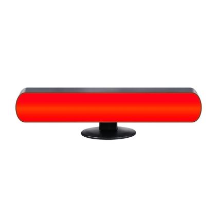 Grundig - Lámpara de mesa LED RGBW regulable LED/0,7W/5V negra + mando a distancia