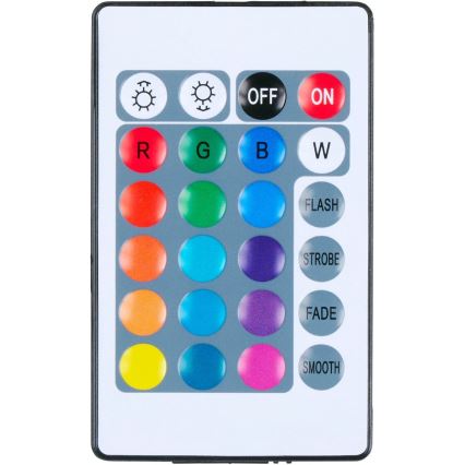 Grundig - Lámpara de mesa LED RGBW regulable LED/0,7W/5V negra + mando a distancia