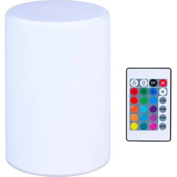 Grundig - Lámpara de mesa regulable LED RGB LED/3xAAA + mando a distancia