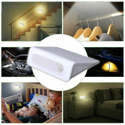 Grundig - Lámpara nocturna LED con sensor LED/3xAAA