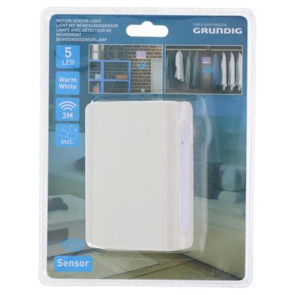 Grundig - Lámpara nocturna LED con sensor LED/3xAAA