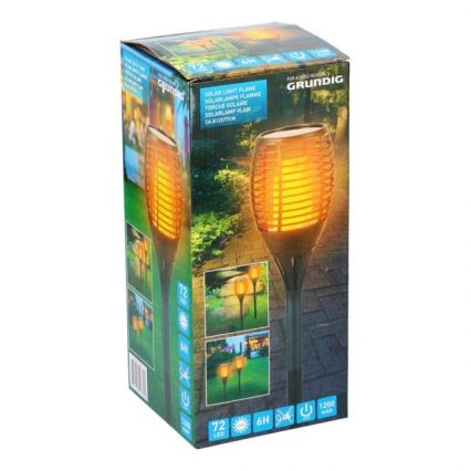 Grundig - LED Lámpara solar 30xLED/1,2V