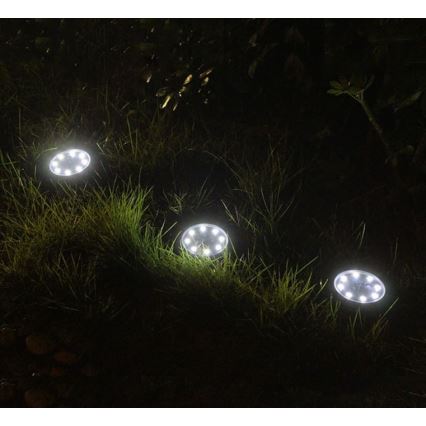 Grundig - Lámpara solar LED 8xLED/1xAA 600 mAh