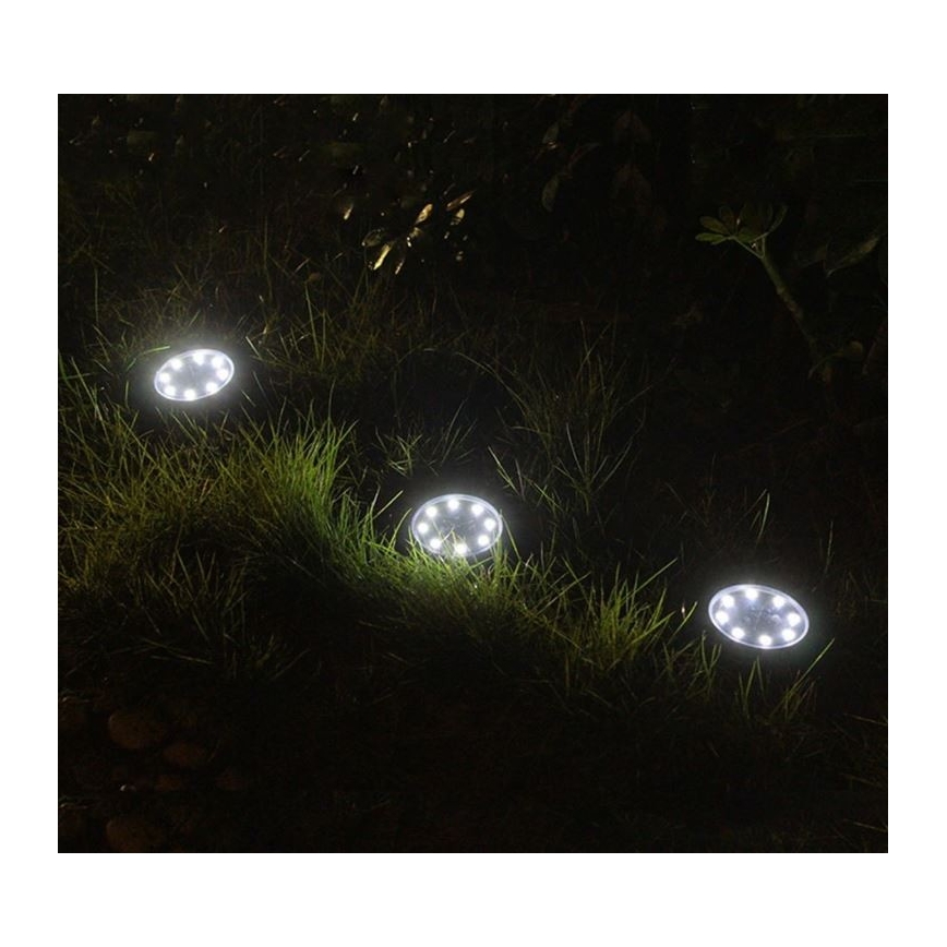 Grundig - Lámpara solar LED 8xLED/1xAA 600 mAh