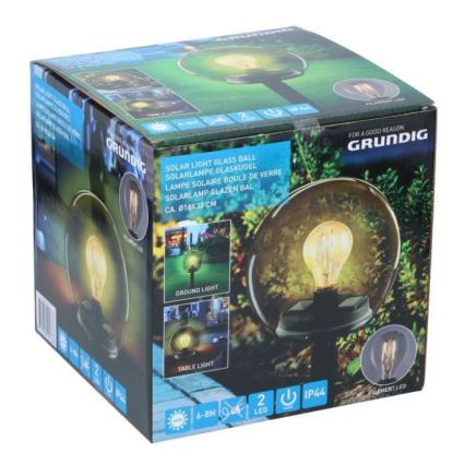 Grundig - Lámpara Solar LED LED/3.7V IP44