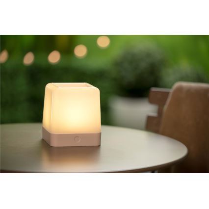 Grundig - Lámpara solar LED RGB LED/3,7V