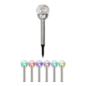 Grundig - Luminaria solar LED LED/1,2V 600 mAh multicolor