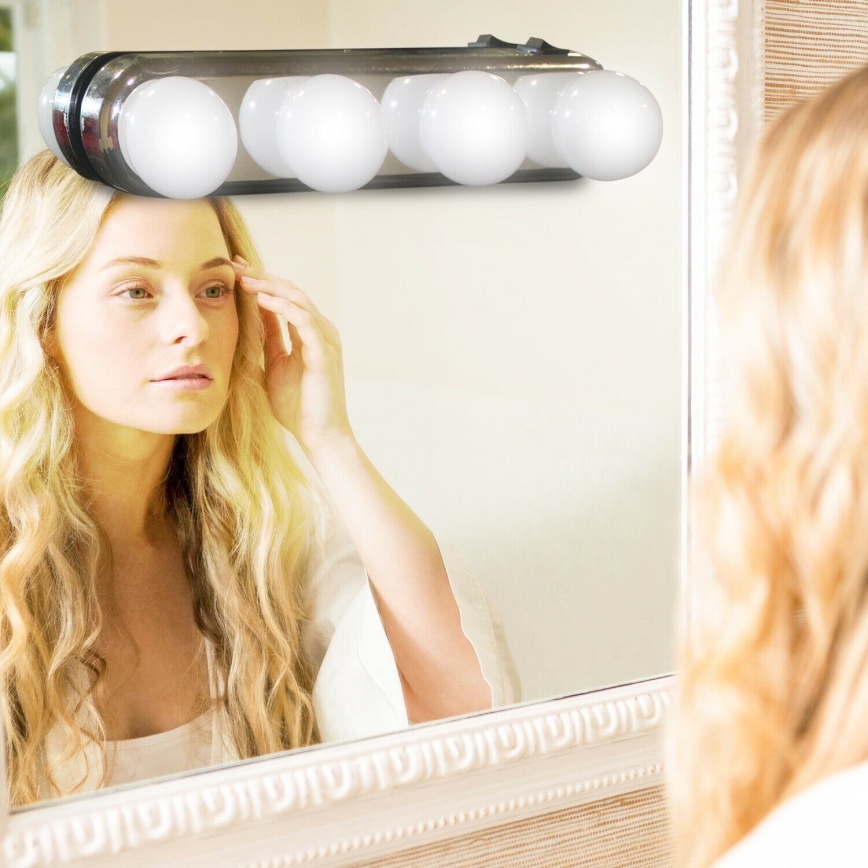 Grundig - Luz LED para espejos 4xLED/4xAA