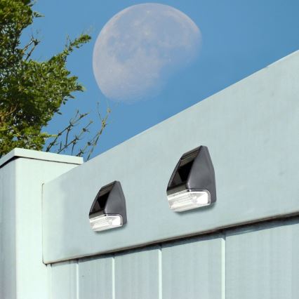 Grundig - Set 2x LED Apliques solar 2xLED/1xAA