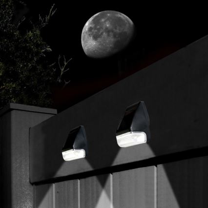 Grundig - Set 2x LED Apliques solar 2xLED/1xAA