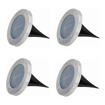 Grundig - SET de 4 luces solares LED LED/1W/1,2V 600 mAh IP65