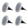 Grundig - SET de 4 luces solares LED LED/1W/1,2V 600 mAh IP65