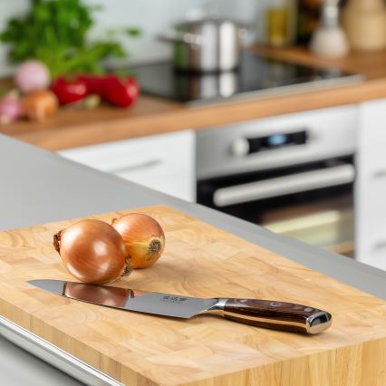 Gudaro - Cuchillo de chef de damasco FENG 8, 67 capas de acero, longitud 20 cm